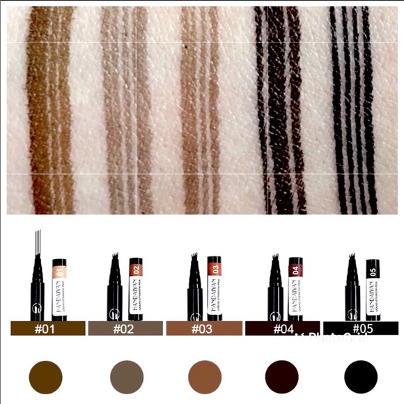 💝5/$25 SALE💝 NEW #5 Black Tattoo Eye Brow Micro-Blading Ink Pen - Picture 3 of 15